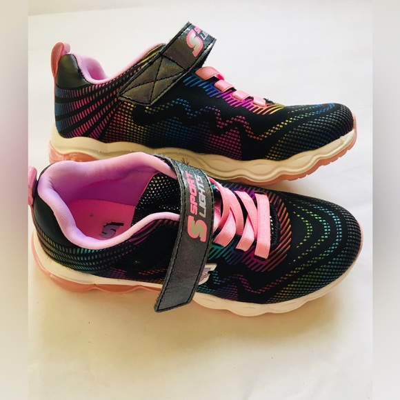Sketchers. Sport lights. Girls sneakers. Size 1 ( little girl) - Picture 4 of 6